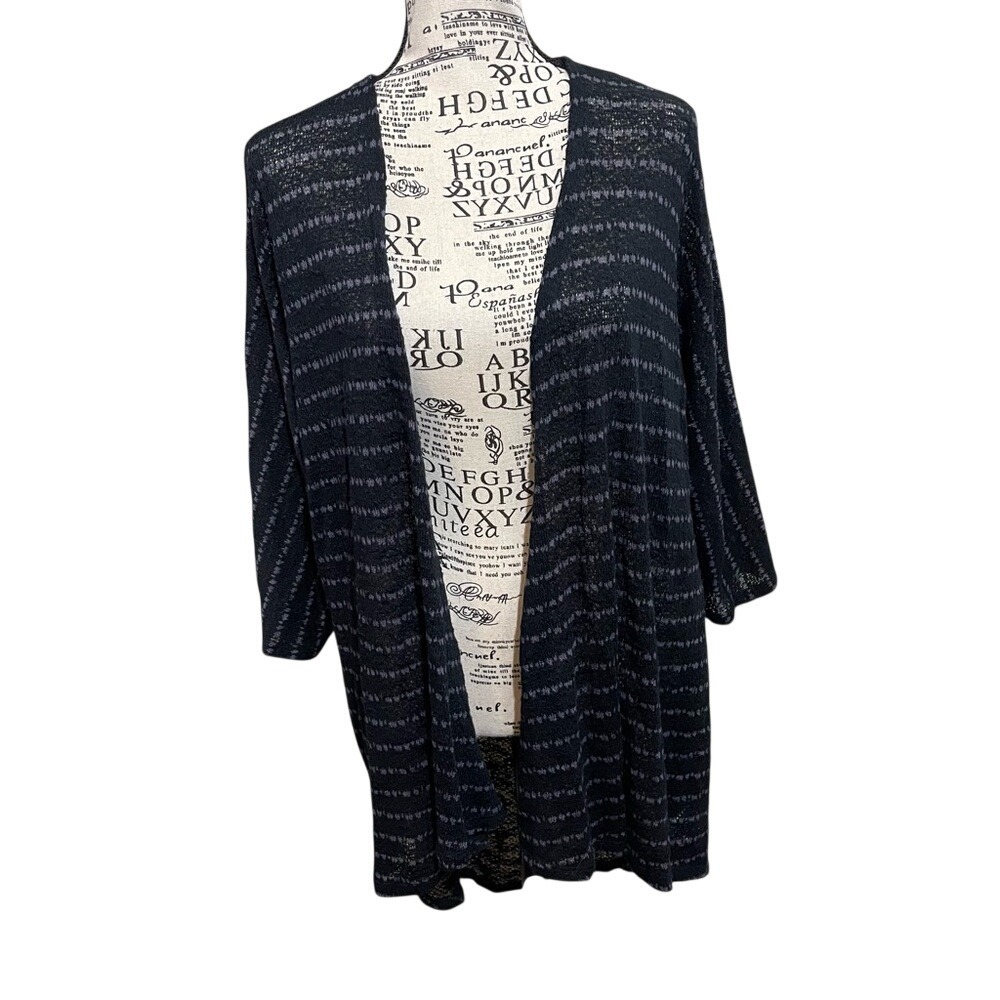 LuLaRoe Black and White Knit Sweater